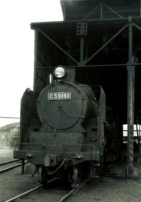 上田地方鉄道(HO鉄道模型) 糸崎機関区1967．2．12